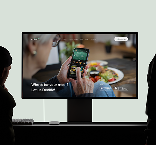 Chikito landing page — responsive website introducing the Chikito mobile app with feature highlights, screenshots and app store CTAs