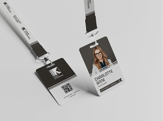 Kore Interiors logo design — minimalist branding for interior and architecture studio in UAE